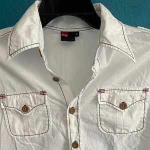 Diesel button down shirt